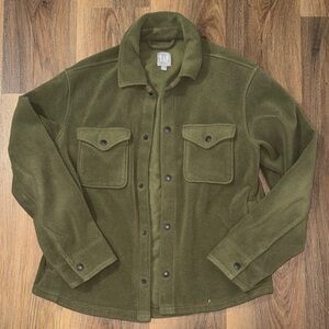 GAP Men's Forest Green Shirt Jacket